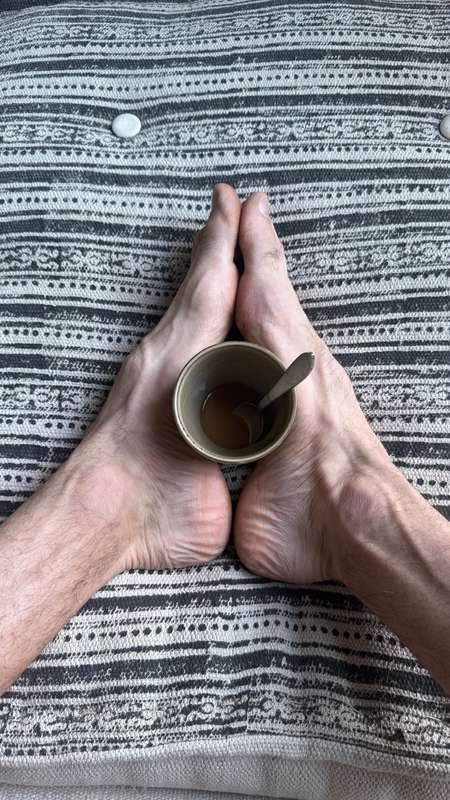 Keeping my feet warm on the farm.