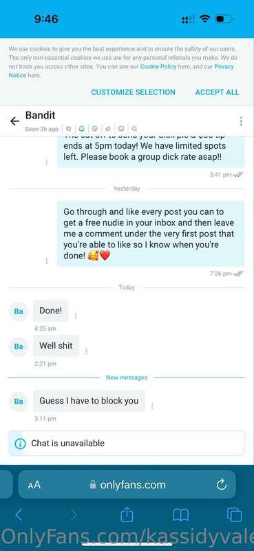 Y’all. Don’t be this idiot. I’ve been checking EVERYONE. I’v..