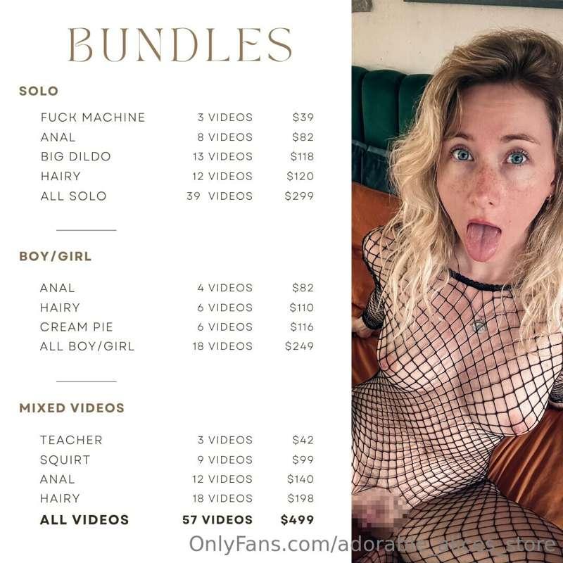 New Bundles! Just send me a message to order.