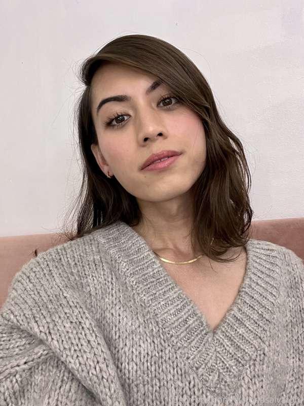 wearing a sweater and underwear, come join me on my couch :)