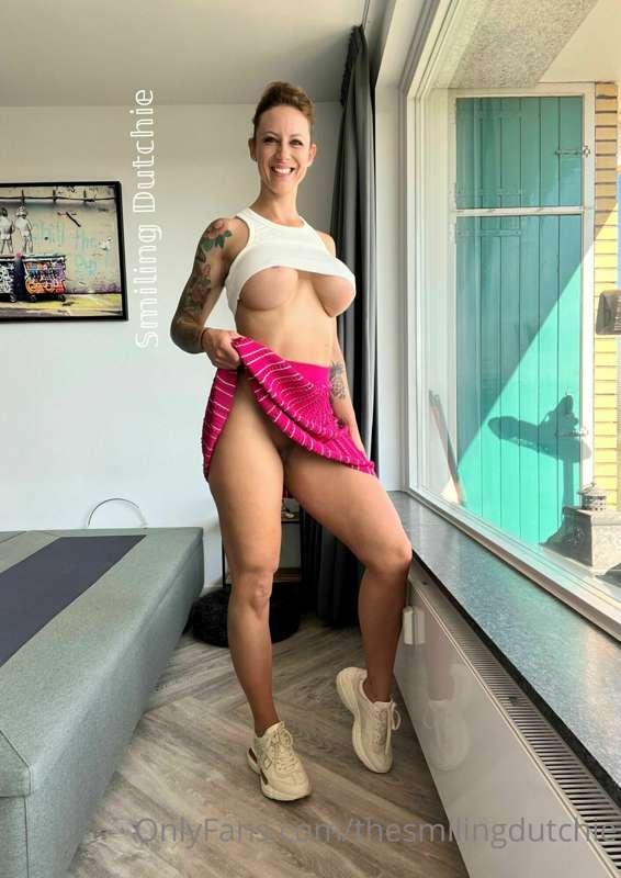 Not wearing any panties today 😜