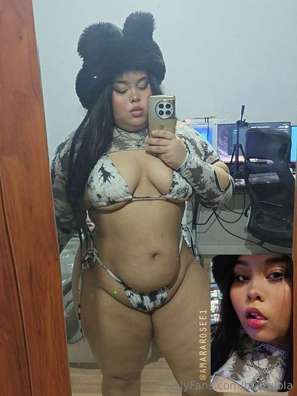 COME FUCK THE TIGHT HOLES OF THIS BBW GODDESS 😈👉🏽 @AMARAROSE..