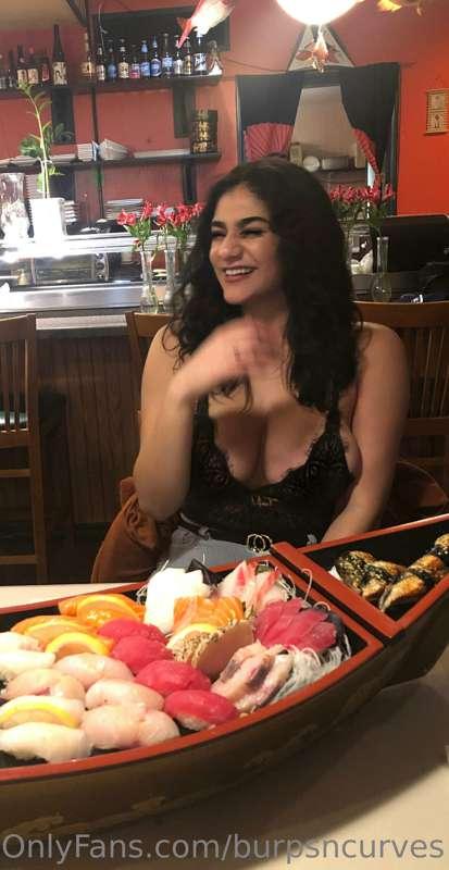 What do you think my post-sushi burps would be like? 🤭