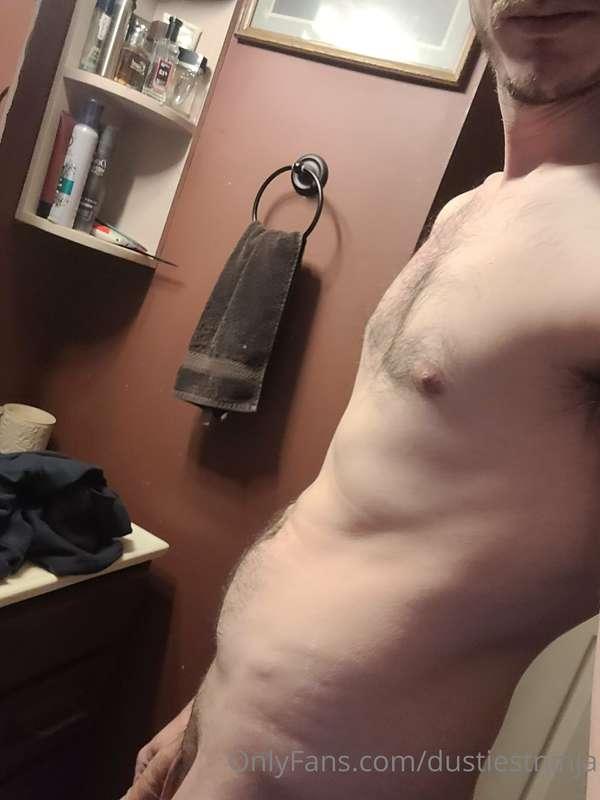 About to jump in the shower after a long day at work 😉