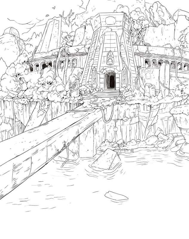 Jadong temple WIP