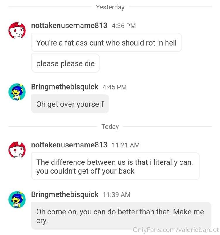 I mostly get positive responses to what I put on reddit, thi..