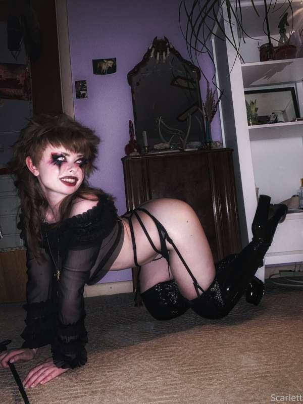 She comes out to play at night, and what a filthy, vile scen..
