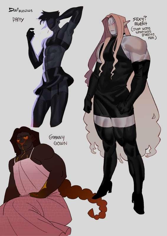 divinity : some dresses colored 