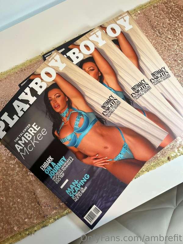 You guys it’s here!!! My first playboy magazine 🐰😍 DM me to ..