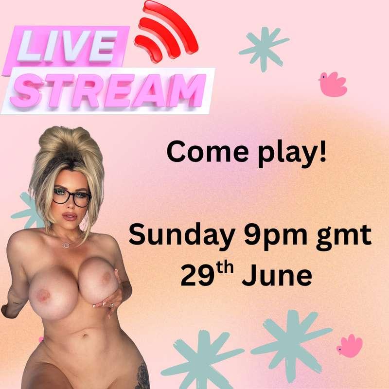 🔥 LIVE SHOW – Saturday 29th June @ 9PM GMT(4PM EST / 3PM CST..