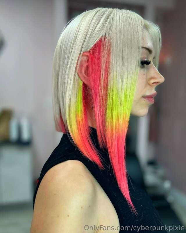 I am LOVING my hair transformation.  Feels a lot more ME. Al..