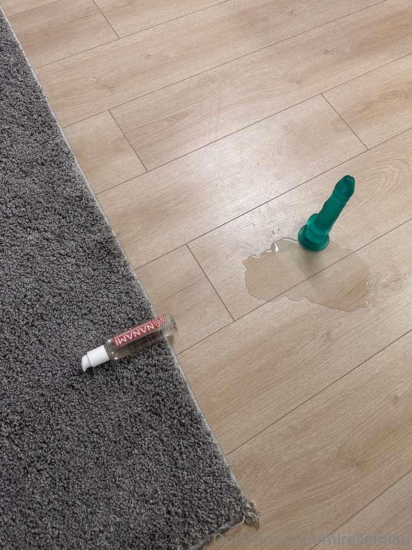 I wet the floor🙄