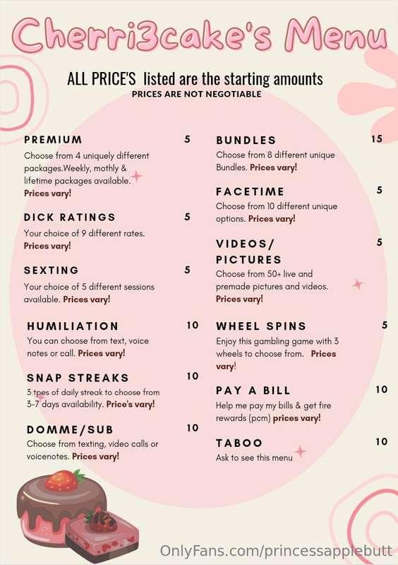 I've remade my menu, what are your thoughts let me know ❤️🫰🏼