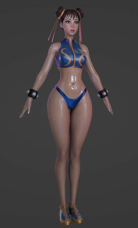 Chun-Li Model - WIP! 