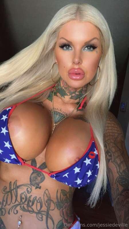 Would you invite me to your pool party wearing this??? …..Me..