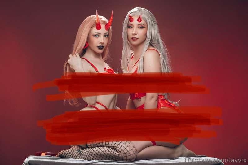 Oh hey 👀 Sending out me and @magicalcatgirl’s duo set right ..