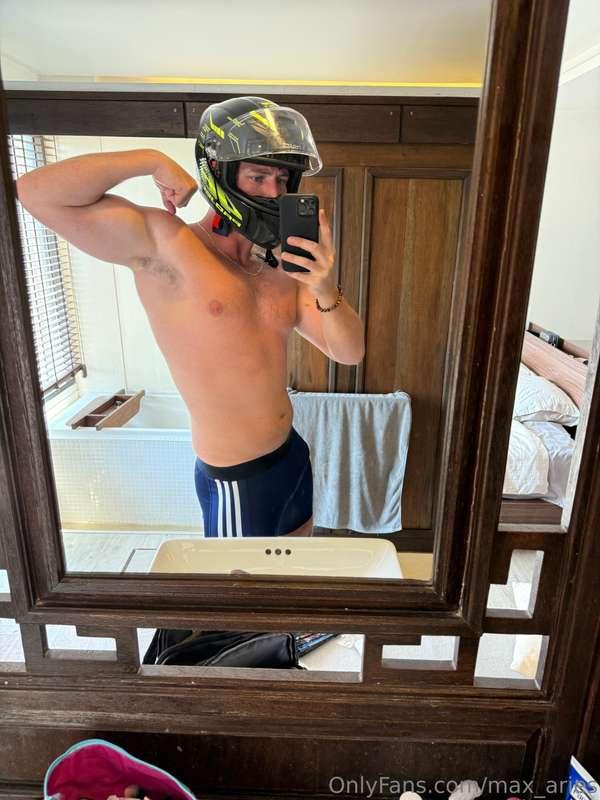 They told me to wear protection but didn't say what for 🤔