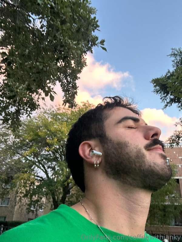 deep breaths on walks through the park 🥹