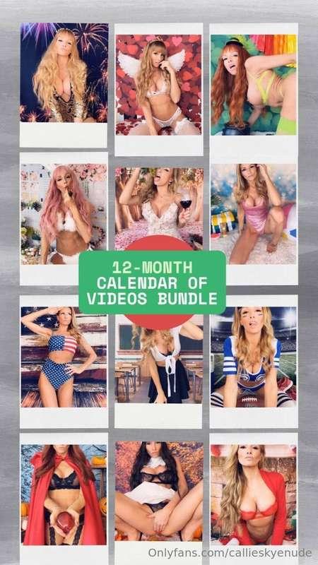 💃🪩 12-Month Calendar of Videos Bundle 💃🪩Campaign: https://on..