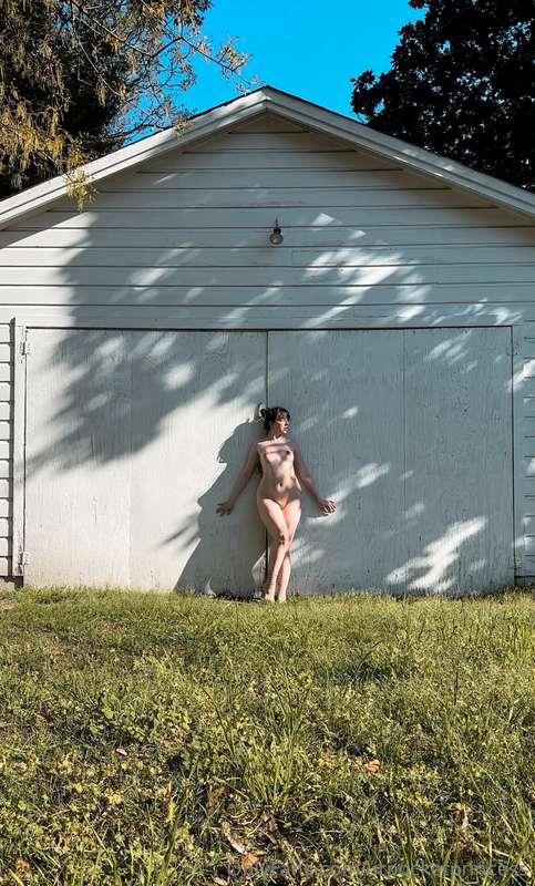 It is such a nice day out I had to spend some time naked in ..