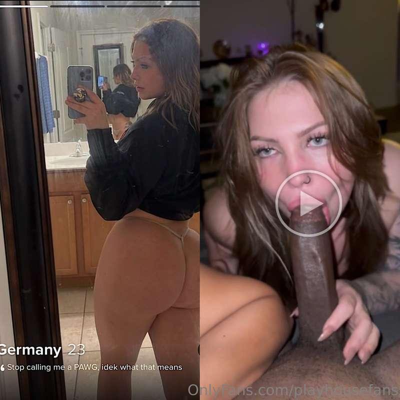 She goes on tinder to find BBC😳https://onlyfans.com/germanyx..