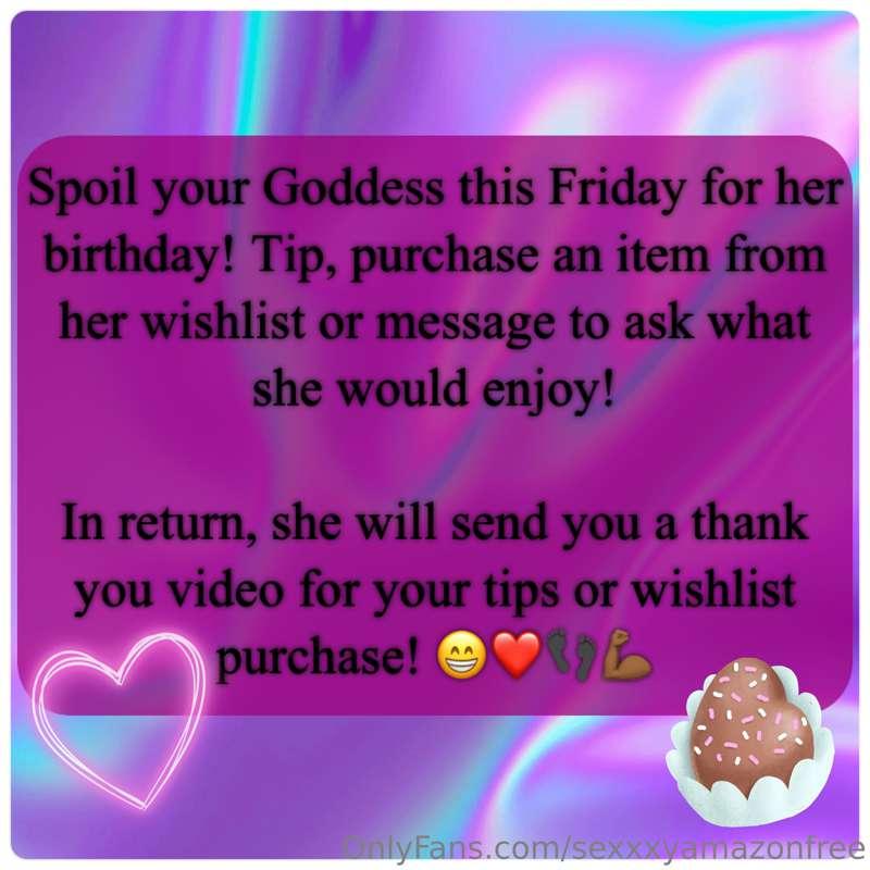 L@@K!!!🥰
🎂Birthday this Friday, November 5th! 
Treat your Go..