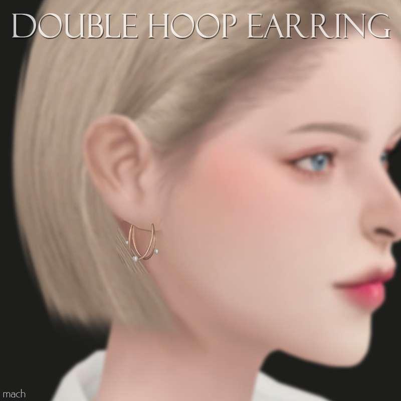 Double Hoop Earring