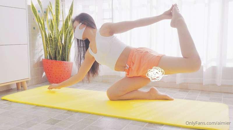 🔞【expose unconsciously】work out Simple yoga stretch at home
