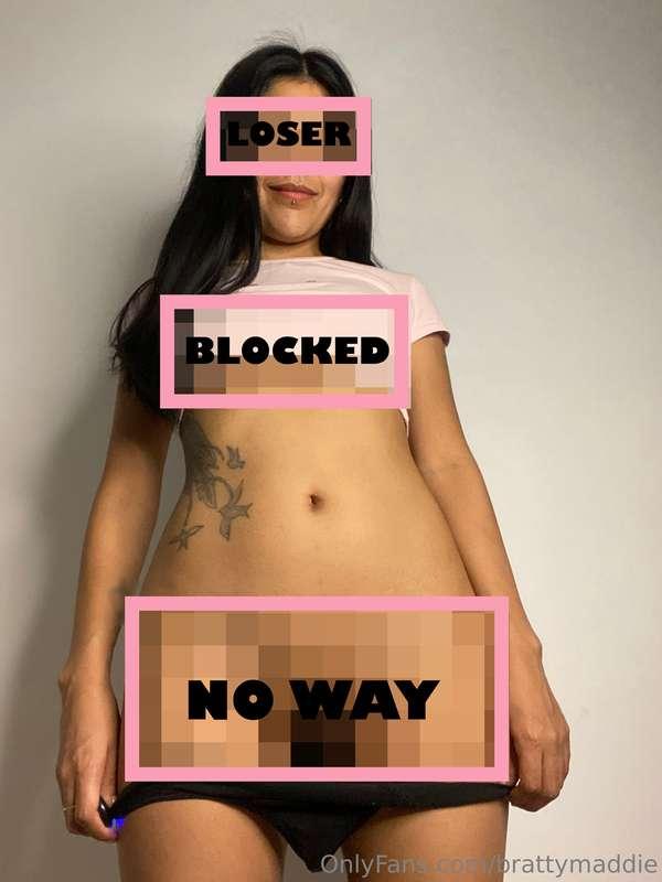 You get what you deserve, beta, get on your knees and say th..