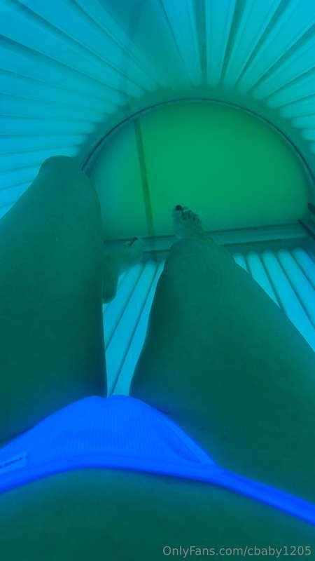 Self care can be sexy too, tanning my sexy body