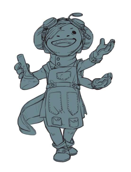 Axolotl Mad Scientist - WIP