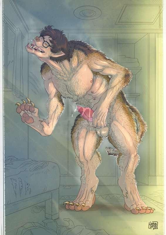 'AJ After Dark' Werewolf TF (Final Colors)
