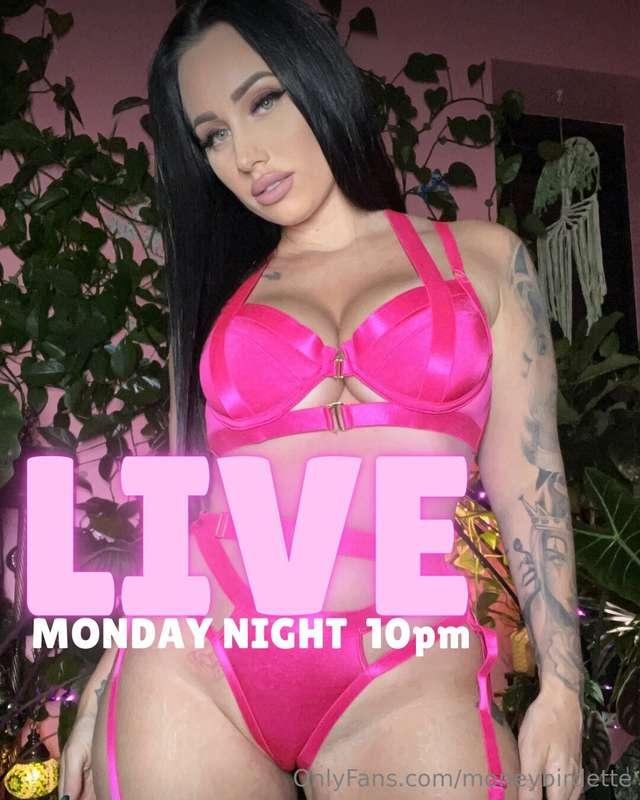 Join Me LIVE Monday Night 10pm est!!