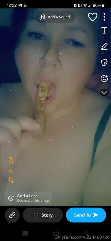 This chocolate bar was all melted and tastes so yummy mmmmm