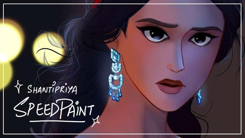 Om Shanti Om fanart (SPEEDPAINT VIDEO)