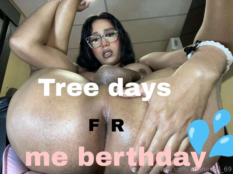 Only three days until my birthday, so don't miss all the sur..