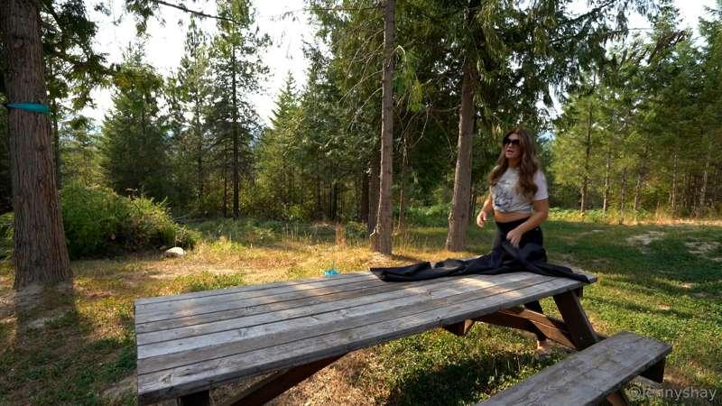 I went camping with my friend and his hot mom , Jenny. we go..