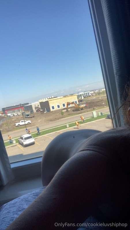 Really wishing I had someone to fuck me against that window ..