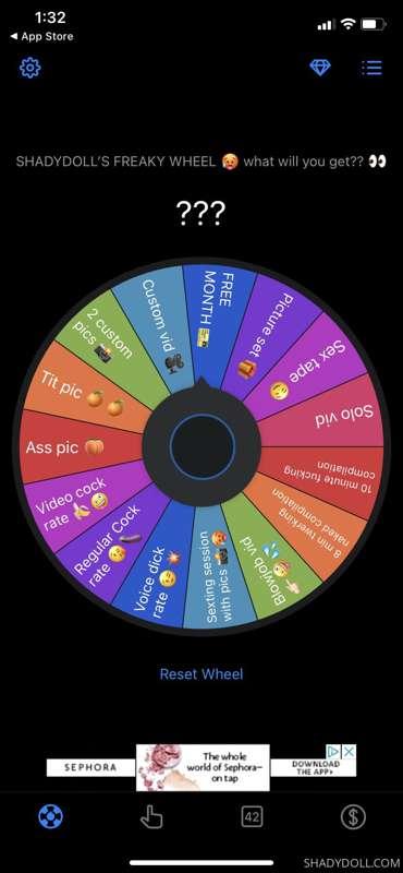 $10 a wheel spin 😻💦 YOU WIN EVERYTIME 😈 DONT MISS OUT! MOST ..