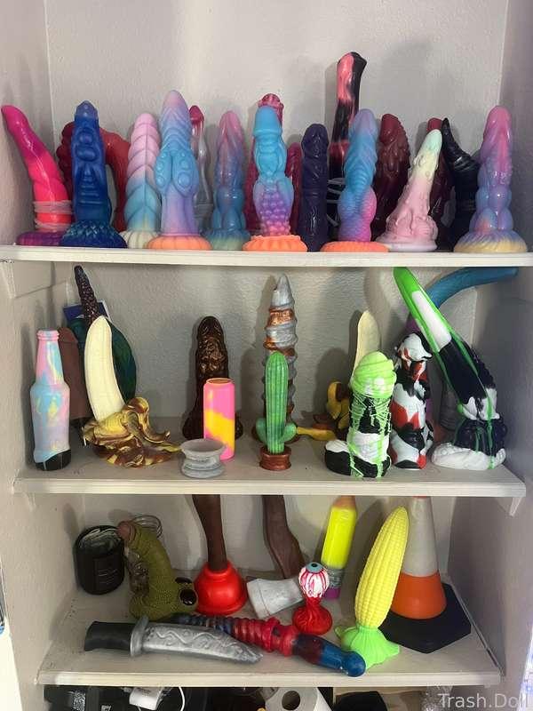 Should I organize and pin a clear photo of my toys with a menu option to chose a toy for a “custom” video? 

Basically you’d pick the toy and I’d make a video for you doing whatever I want with it .  

#fyp #foryou #monsterdildo #hugedildo #taboodildo #baddragon 