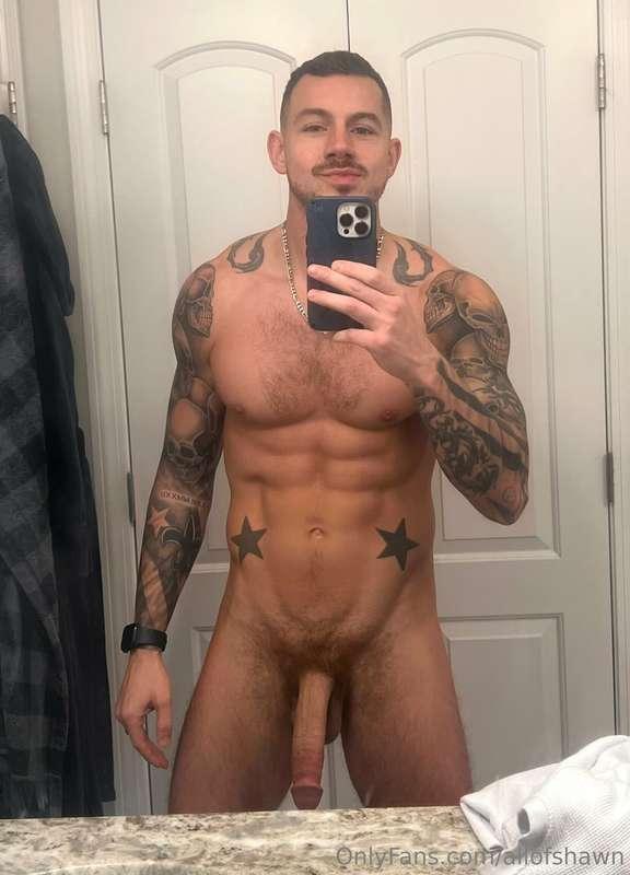 Worship me before or after the shower?