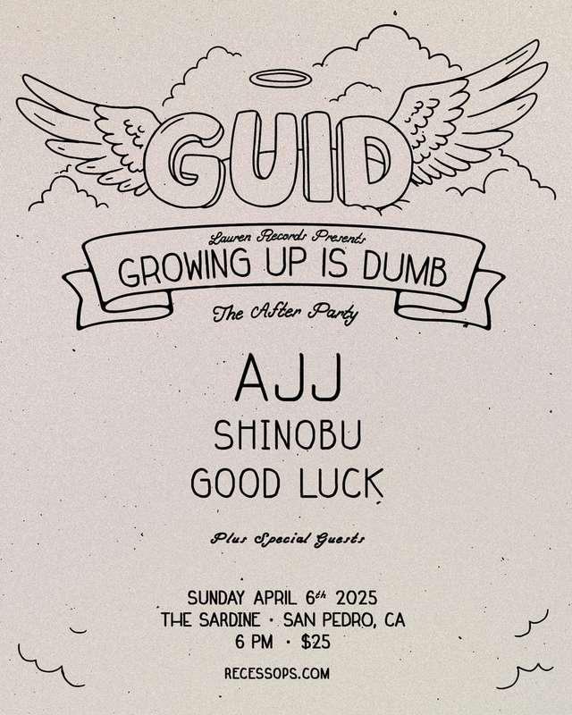 Growing Up Is Dumb after party tickets