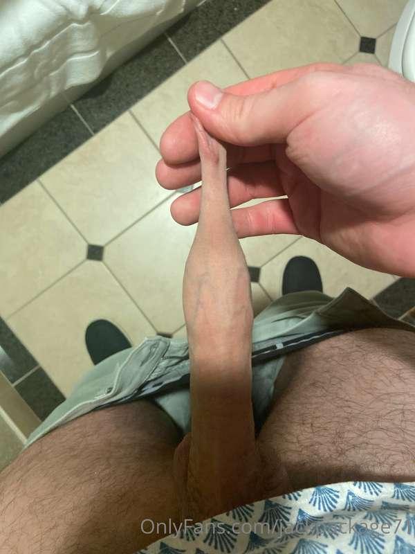 I love how much my foreskin stretches