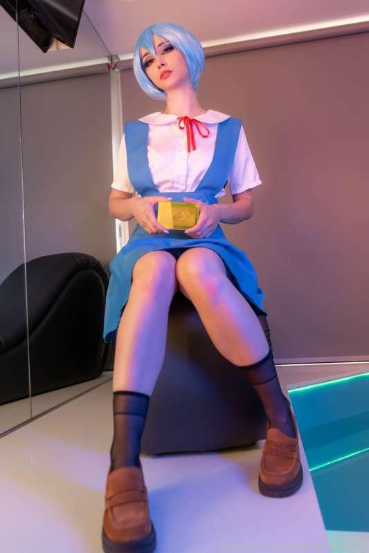 Ikari-kun, this angel is calling for special measures! We must head into our new experimental EVA Units. Get undressed right here and right now!
Why is your face getting so red? This is just a protocol procedure 😳
Stop staring at me and remove your underwear already!
Oh, that volume on your briefs... makes me feel warm inside 💙

Come back tomorrow to check out the new plugsuits required at NERV and Sunday to see how the angel fought back!

#cosplay #evangelion #nge #ayanami #rei #neongenesisevangelion #wet #wetshirt #feet #mirror #whitepanties #wetpanties #stockings #pool #schooluniform #shirt