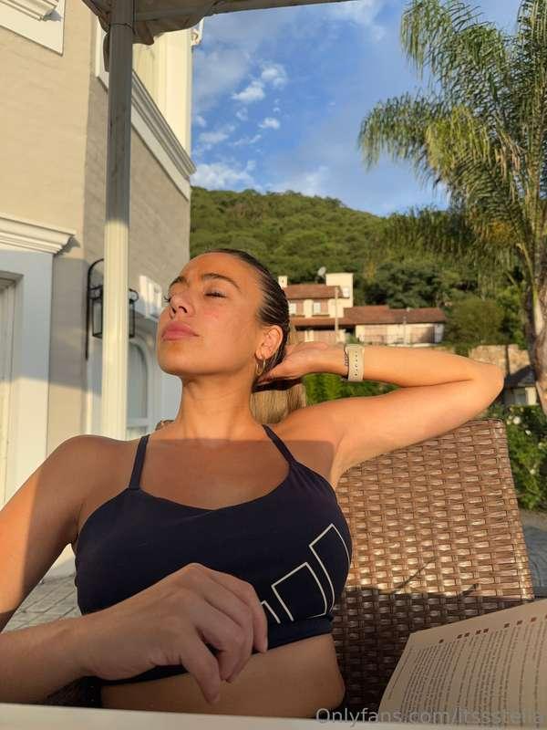 I love the sun ☀️ all over my face. And all over the body to..