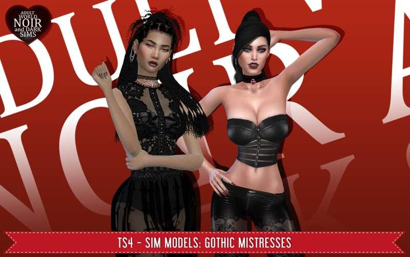 TS4 - Sim Models - Ghotic Mistresses