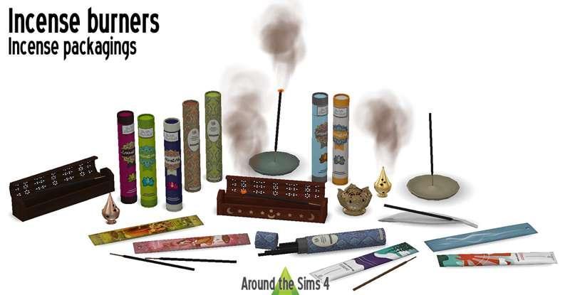 Sims 4 - Incense burners