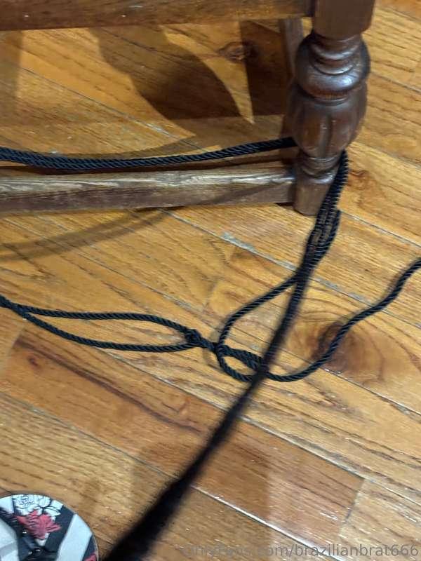 Can I tie you to a chair ? 😉😉😉