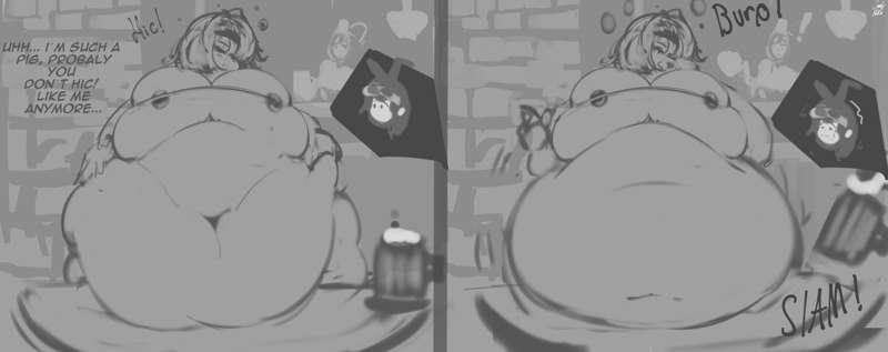 Drunk Eula - Patreon Request - Concept Sketch + Daily Doodles