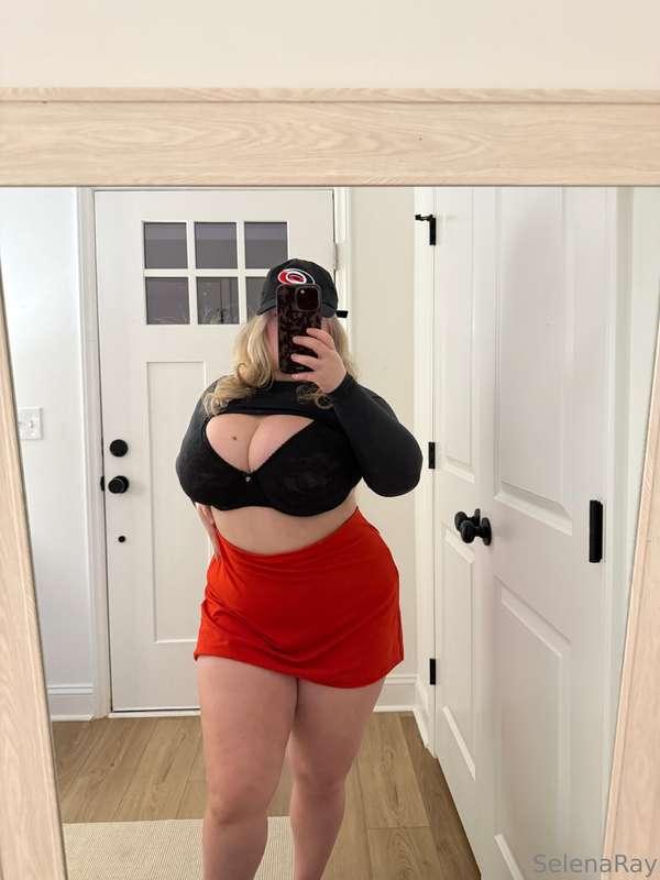 Hockey girl through and through… will you shoot your stick i..